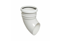 FLOPLAST RING-SEAL SHOE;4\"/110MM SOIL WHITE