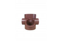 E.TUPLING 4\" SOIL SHORT BOSS PIPE - BROWN