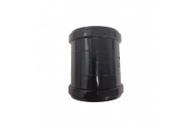E.TUPLING 4\" SOIL DOUBLE-SOCKET COUPLER - BLACK