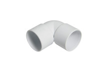 E.TUPLING SOLVENT WASTE 90DEG BEND - 32MM - WHITE