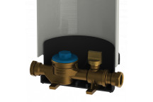 WATERFIT 1 1/2\" BARRIER METER BOX - 800MM TUBE - 3/4\" FEMALE GUN METAL