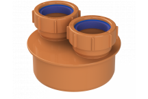 DRAIN WASTE PIPE ADAPTOR; 4\"/110MM