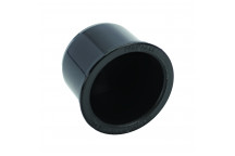 FLO PUSHFIT SOCKET STOP END PLUG; 40MM BLK