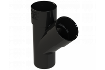 S/WELD JUNCTION 45DEG; 40MM BLACK