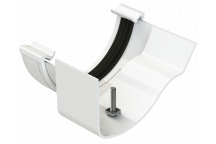RW FITTS PLASTIC-METAL GUTT ADAPTOR;WHIT