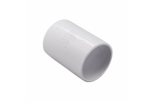 FLOPLAST S/WELD STRAIGHT COUPLING; 32MM WHITE