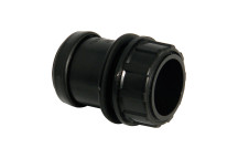 FLO PUSHFIT TANK CONNECTOR; 32MM BLK