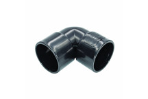 FLOPLAST S/WELD KNUCKLE BEND 90 DEG; 32MM BLACK