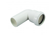 FLO PUSHFIT SWIVEL BEND 90 DEG; 32MM WHT