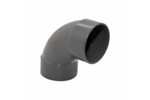 FLOPLAST S/WELD SWEPT BEND 92.5 DEG; 50MM GREY
