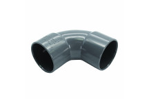 FLOPLAST S/WELD SWEPT BEND 92.5 DEG; 40MM ANTHRACITE GREY AG