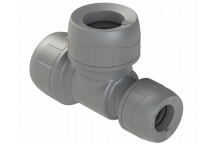 POLYPLUMB END REDUCED TEE; 22X15X22MM