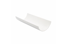 FLO RWHR112 HALF ROUND GUTTER;4M WHITE