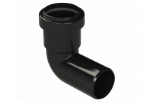 PUSHFIT SWIVEL BEND 91.25DEG; 32MM BLACK