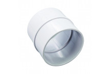 FLOPLAST S/WELD STRAIGHT COUPLING; 50MM WHITE