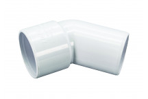 FLOPLAST S/WELD SPIGOT BEND 45 DEG OBTUSE OFFSET; 32MM WHITE