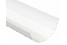 RWHR112 HALF ROUND GUTTER; 4M WHITE
