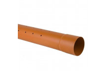 110MM X 6M BLOWN SOCKET PERFORATED PIPE