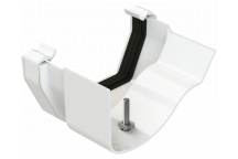 RW FITTS PLASTIC-METAL GUTT ADAPTOR;WHIT