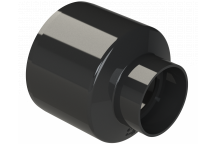 POLYPIPE RING-SEAL REDUCER;4\"/110MM WASTE CONC BLACK