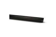 RWHR150 HALF ROUND GUTTER; 2M BLACK