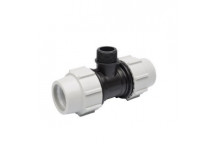 Plasson 90* Male Offtake Tee 25MM x 3/4 x 25MM