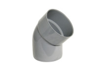 FLOPLAST RING-SEAL BOTTOM OFFSET BEND 135D;4\"/110MM GREY