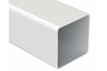 DPSQ65 SQUARE DOWNPIPE; 5.5M WHITE
