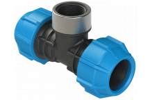 POLYFAST BSP FEMALE BRANCH TEE;25MMX3/4\"