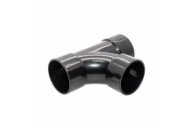 FLOPLAST S/WELD SWEPT TEE 92.5 DEG; 40MM BLACK