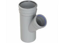 POLYPIPE RING-SEAL SNGL BRANCH;6\"/160MM 135D UNEQ GY