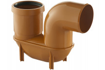 LOW LEVEL \'P\' TRAP GULLY 110MM