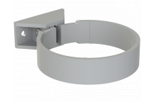 POLYPIPE RING-SEAL PIPE CLIPS (PLASTIC);3\"/82MM GREY