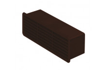 BRICK SIZE GRILLE DAMPER BROWN