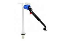 FLUIDMASTER DELCHEM STRAIGHT PEDESTAL BALL VALVE 8 1/2\"