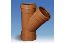 E.TUPLING UG TRIPLE SOCKET 45 DEG OBTUSE OFFSET BRANCH