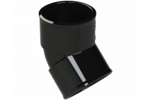 POLYPIPE S2000 32MM MUPVC 45 DEG OBT BEND - BLACK