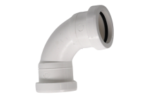 E.Tupling Push-Fit Waste 32mm 92.5° Swept Bend White