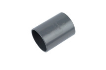 FLOPLAST S/WELD STRAIGHT COUPLING; 40MM GREY