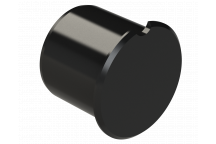 PUSHFIT SOCKET STOP END PLUG; 40MM BLACK