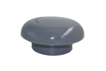 E.TUPLING 4\" SOIL EXTRACT COWL (MUSHROOM) - GREY