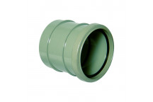 FLOPLAST SOLVENT SOIL S/S PIPE COUPLER (EXPANSION) - OLIVE GREY