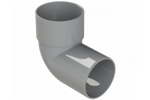 S/WELD SWIVEL BEND 92.5DEG; 50MM GREY