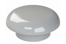 UNIV VENT COWL; 4\"/110MM GREY