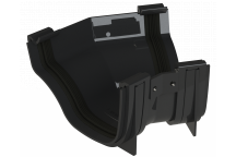 OGEE EXTRA 150 DEG EXTERNAL ANGLE; BLACK