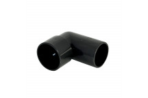E.TUPLING SOLVENT WASTE SPIGOT 90DEG - 32MM - BLACK