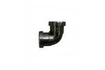 E.Tupling Push-Fit Waste 32mm 90° Knuckle Bend Black