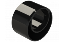 POLYPIPE S2000 MUPVC 50MM X 32MM REDUCER - BLACK