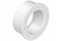 POLYPIPE RING-SEAL SOLVENT ADAPTOR; 40MM WHITE