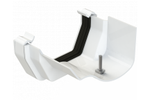 RW FITTS PLASTIC-METAL GUTT ADAPTOR;WHIT